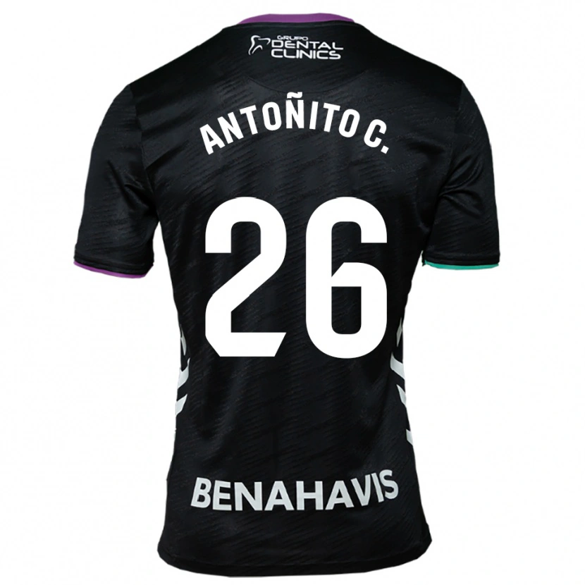 Danxen Kinder Antonio Cordero #26 Schwarz Lila Grün Auswärtstrikot Trikot 2025/26 T-Shirt Österreich