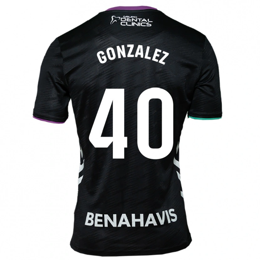 Danxen Kinder Carol González #40 Schwarz Lila Grün Auswärtstrikot Trikot 2025/26 T-Shirt Österreich