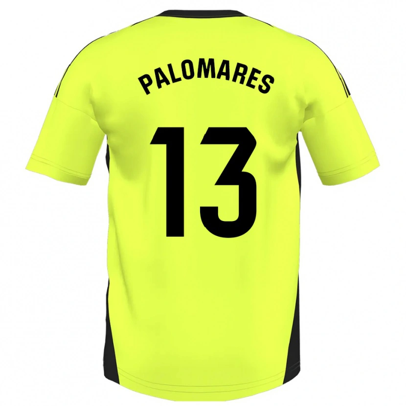 Danxen Kinder Juanpa Palomares #13 Fluoreszierendes Gelb Auswärtstrikot Trikot 2025/26 T-Shirt Österreich
