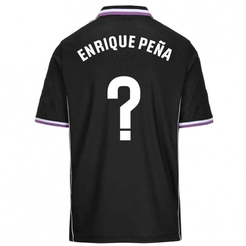 Danxen Kinder Enrique Peña #0 Lila Schwarz Auswärtstrikot Trikot 2025/26 T-Shirt Österreich