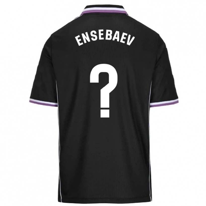 Danxen Kinder Mokhammed Ensebaev #0 Lila Schwarz Auswärtstrikot Trikot 2025/26 T-Shirt Österreich