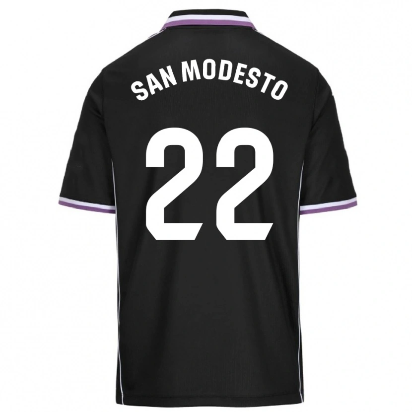 Danxen Kinder Hugo San Modesto #22 Lila Schwarz Auswärtstrikot Trikot 2025/26 T-Shirt Österreich