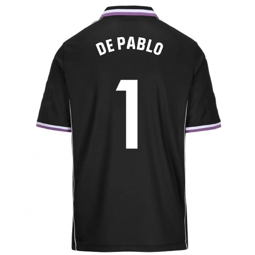 Danxen Kinder Álvaro De Pablo #1 Lila Schwarz Auswärtstrikot Trikot 2025/26 T-Shirt Österreich
