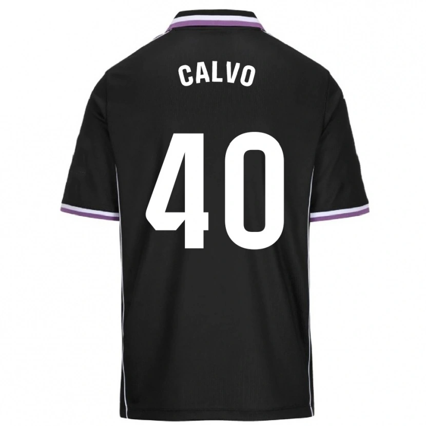Danxen Kinder Hugo Calvo #40 Lila Schwarz Auswärtstrikot Trikot 2025/26 T-Shirt Österreich
