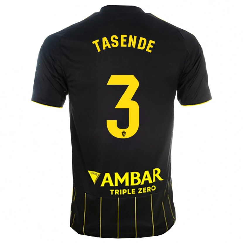 Danxen Kinder Dani Tasende #3 Schwarz Gelb Auswärtstrikot Trikot 2025/26 T-Shirt Österreich