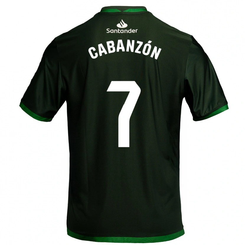 Danxen Kinder Yeray Cabanzón #7 Dunkelgrün Auswärtstrikot Trikot 2025/26 T-Shirt Österreich