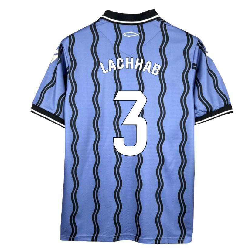 Danxen Kinder Youness Lachhab #3 Dunkelblau Schwarz Auswärtstrikot Trikot 2025/26 T-Shirt Österreich