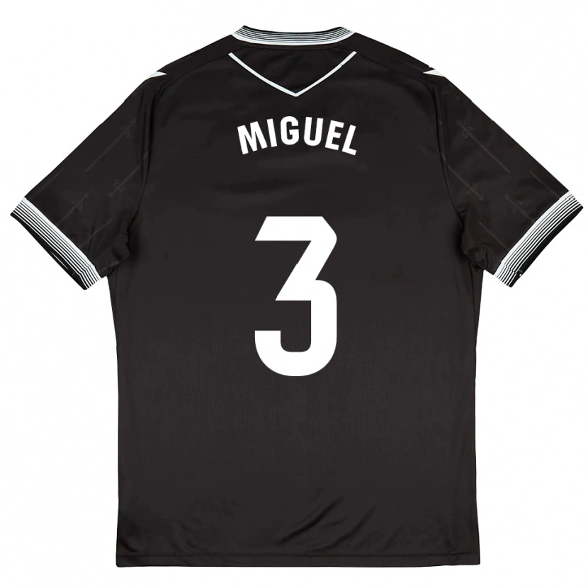 Danxen Kinder Florian Miguel #3 Schwarz Weiß Auswärtstrikot Trikot 2025/26 T-Shirt Österreich