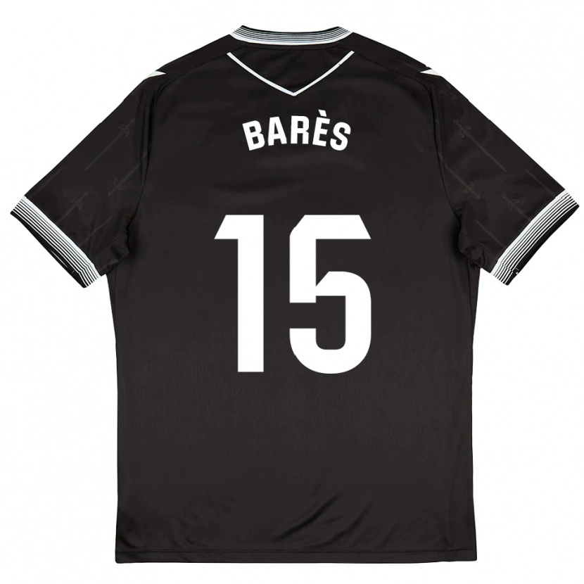 Danxen Kinder Gabriel Barès #15 Schwarz Weiß Auswärtstrikot Trikot 2025/26 T-Shirt Österreich