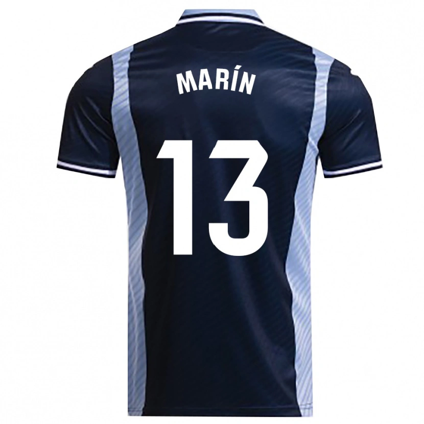 Danxen Kinder Carlos Marín #13 Marine Himmelblau Auswärtstrikot Trikot 2025/26 T-Shirt Österreich