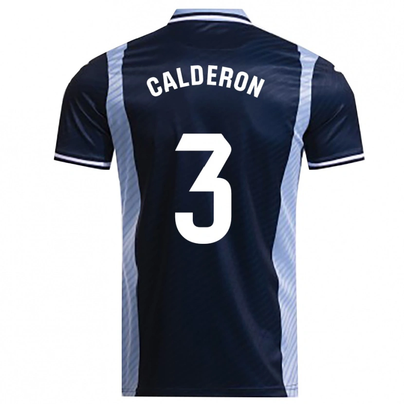 Danxen Kinder José Calderón #3 Marine Himmelblau Auswärtstrikot Trikot 2025/26 T-Shirt Österreich