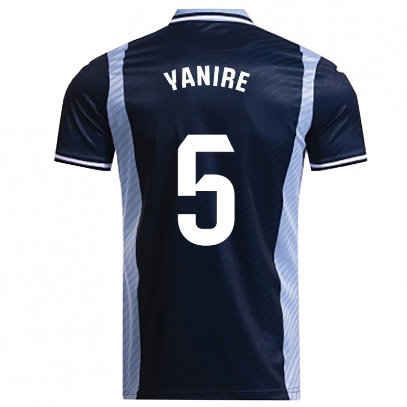 Danxen Kinder Janira Ruiz Lopera #5 Marine Himmelblau Auswärtstrikot Trikot 2025/26 T-Shirt Österreich