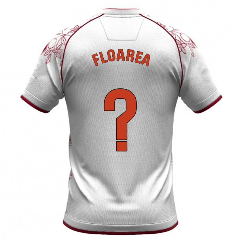 Danxen Kinder Moise Floarea #0 Weiß Burgunderrot Auswärtstrikot Trikot 2025/26 T-Shirt Österreich