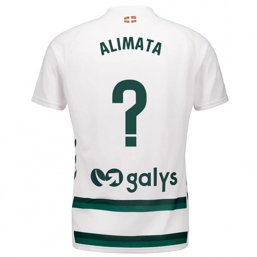 Danxen Kinder Alimata Belem #0 Weiß Grün Auswärtstrikot Trikot 2025/26 T-Shirt Österreich