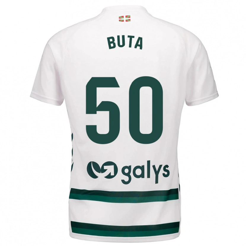 Danxen Kinder Leonardo Buta #50 Weiß Grün Auswärtstrikot Trikot 2025/26 T-Shirt Österreich