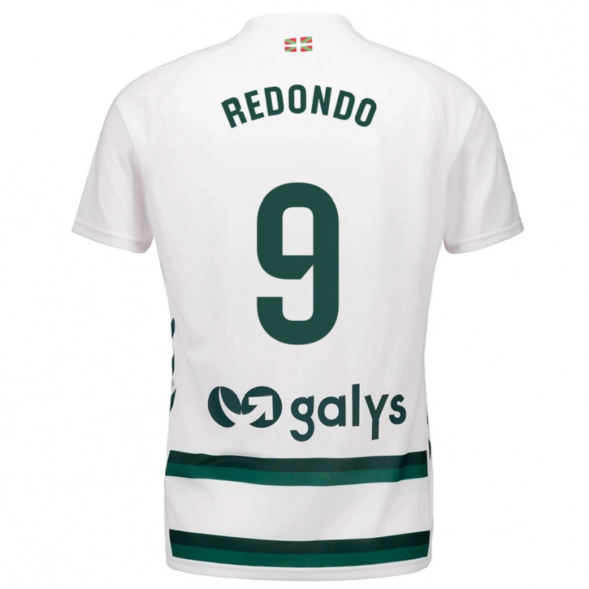 Danxen Kinder Ekaitz Redondo #9 Weiß Grün Auswärtstrikot Trikot 2025/26 T-Shirt Österreich