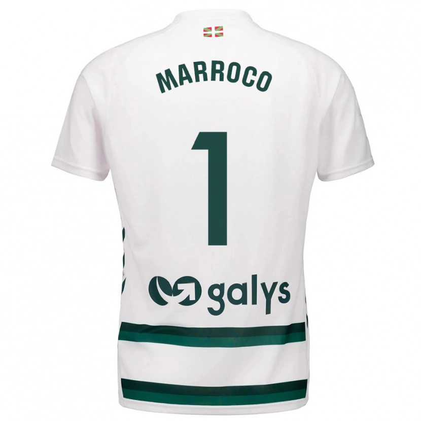 Danxen Kinder Marc Marroco #1 Weiß Grün Auswärtstrikot Trikot 2025/26 T-Shirt Österreich