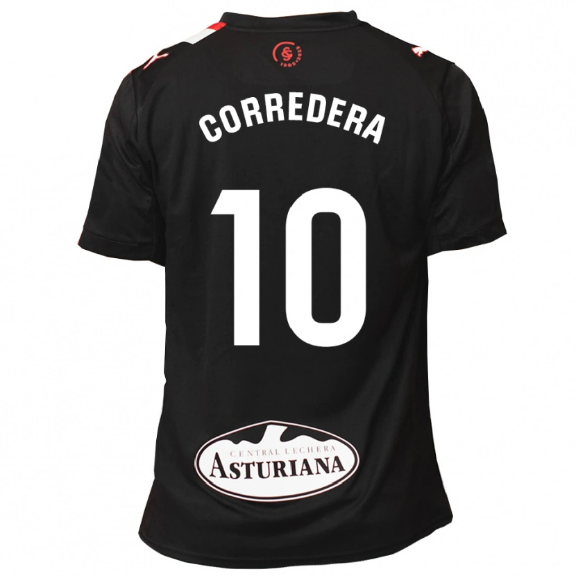 Danxen Kinder Àlex Corredera #10 Schwarz Weiß Auswärtstrikot Trikot 2025/26 T-Shirt Österreich