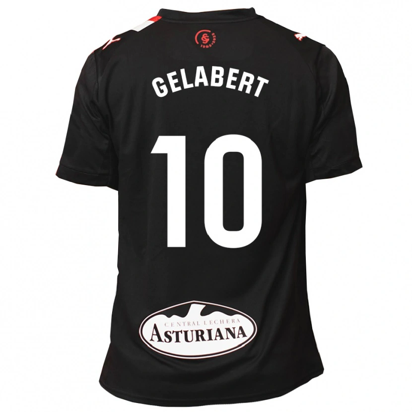 Danxen Kinder César Gelabert #10 Schwarz Weiß Auswärtstrikot Trikot 2025/26 T-Shirt Österreich