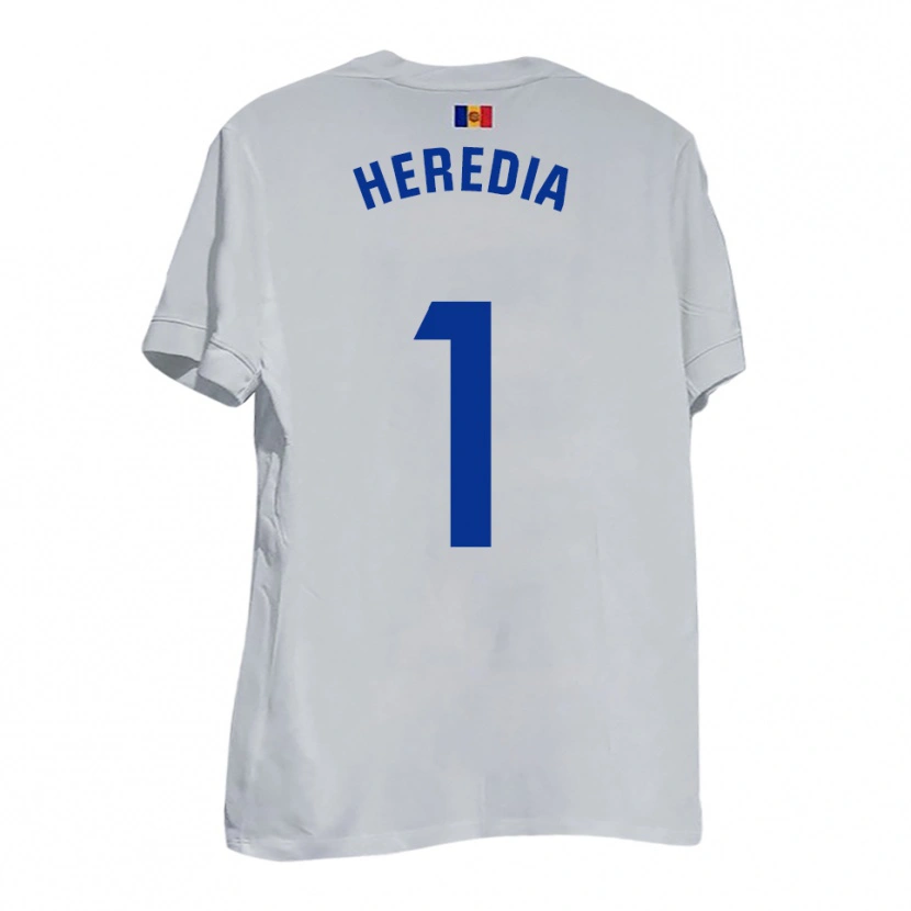 Danxen Kinder Alex Heredia #1 Weiß Blau Gelb Auswärtstrikot Trikot 2025/26 T-Shirt Österreich