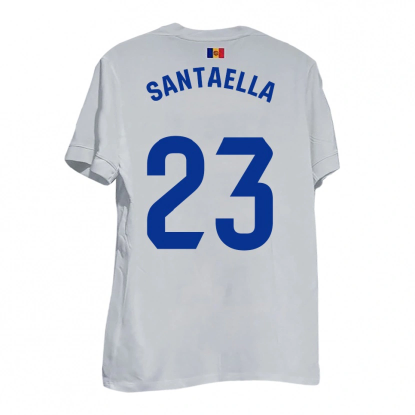 Danxen Kinder Yedid Santaella #23 Weiß Blau Gelb Auswärtstrikot Trikot 2025/26 T-Shirt Österreich