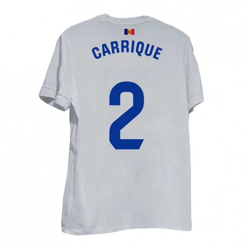Danxen Kinder Thomas Carrique #2 Weiß Blau Gelb Auswärtstrikot Trikot 2025/26 T-Shirt Österreich