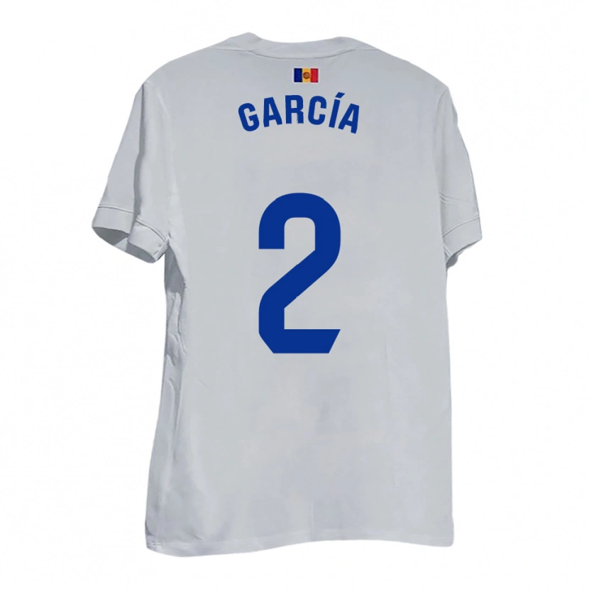 Danxen Kinder Cerni García #2 Weiß Blau Gelb Auswärtstrikot Trikot 2025/26 T-Shirt Österreich