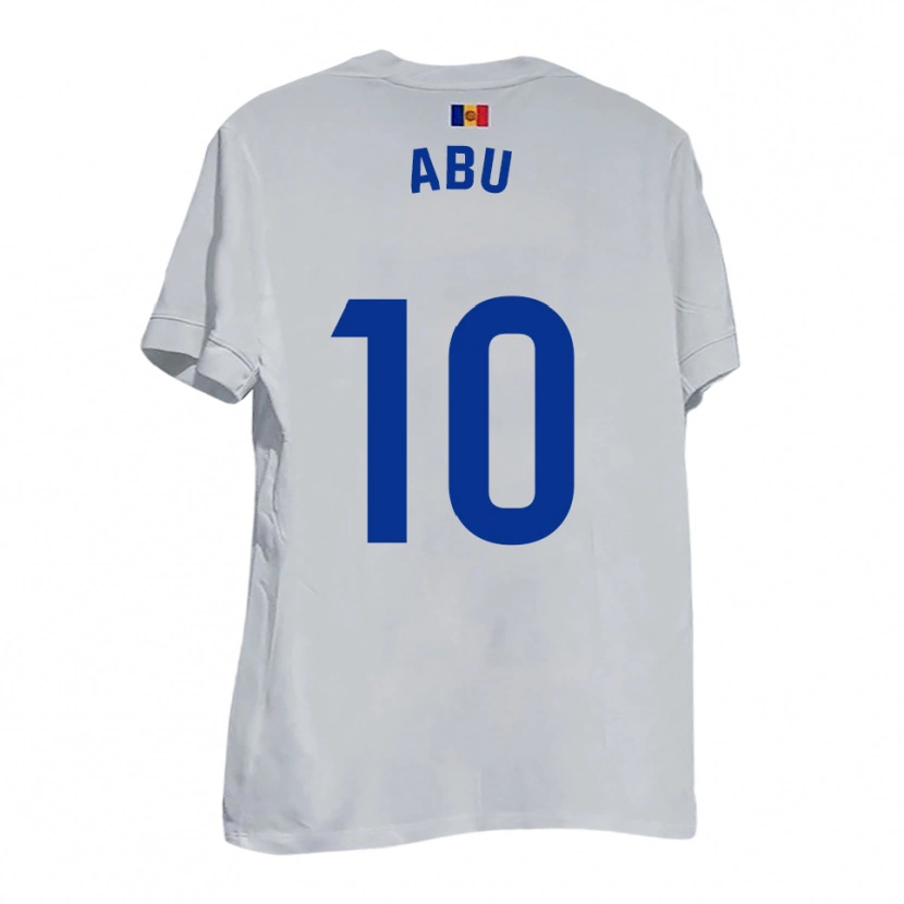 Danxen Kinder Abu #10 Weiß Blau Gelb Auswärtstrikot Trikot 2025/26 T-Shirt Österreich