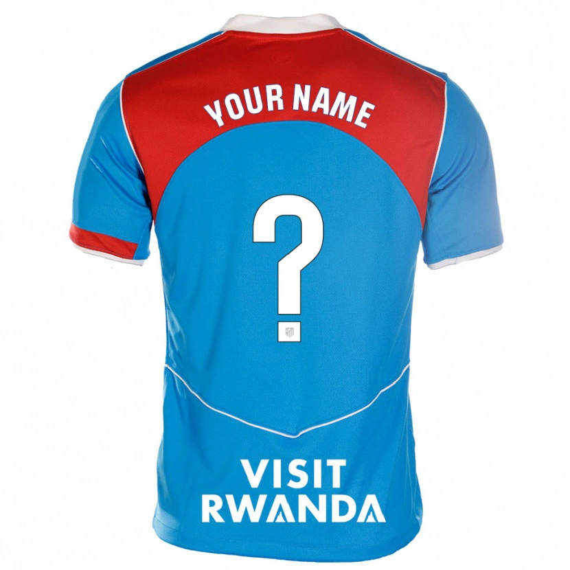 Danxen Kinder Ihren Namen #0 Blau Weiß Ausweichtrikot Trikot 2025/26 T-Shirt Österreich