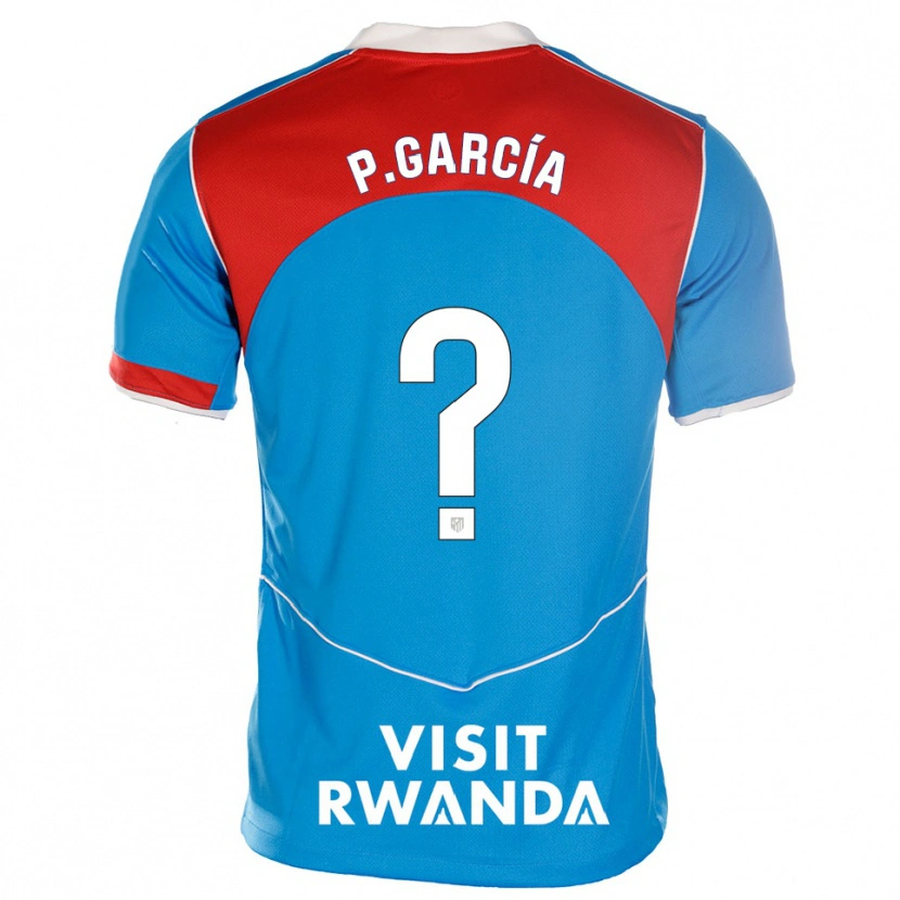 Danxen Kinder Pablo García #0 Blau Weiß Ausweichtrikot Trikot 2025/26 T-Shirt Österreich