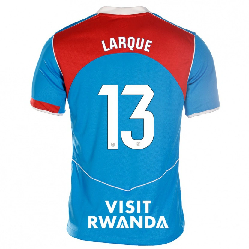 Danxen Kinder Patricia Larqué #13 Blau Weiß Ausweichtrikot Trikot 2025/26 T-Shirt Österreich