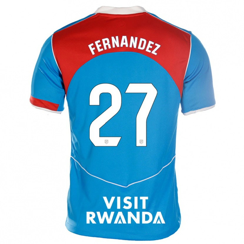 Danxen Kinder Alexia Fernández #27 Blau Weiß Ausweichtrikot Trikot 2025/26 T-Shirt Österreich