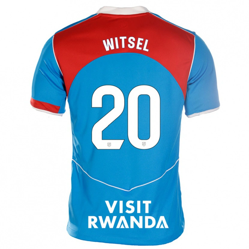 Danxen Kinder Axel Witsel #20 Blau Weiß Ausweichtrikot Trikot 2025/26 T-Shirt Österreich