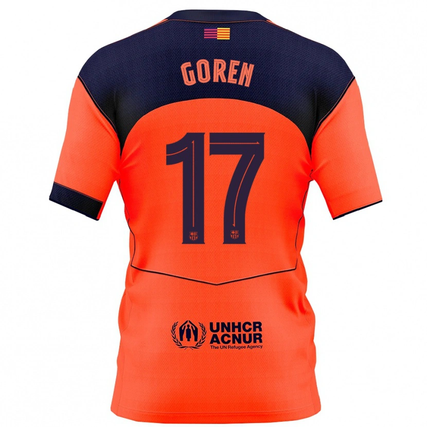 Danxen Kinder Orian Goren #17 Orange Marine Ausweichtrikot Trikot 2025/26 T-Shirt Österreich