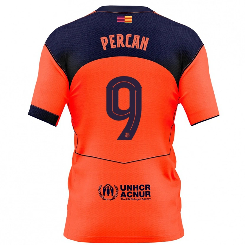 Danxen Kinder Diego Percan #9 Orange Marine Ausweichtrikot Trikot 2025/26 T-Shirt Österreich