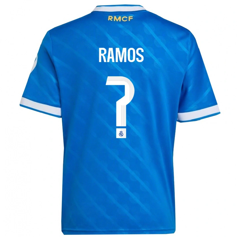 Danxen Kinder Yeremaiah Ramos #0 Blau Weiß Ausweichtrikot Trikot 2025/26 T-Shirt Österreich
