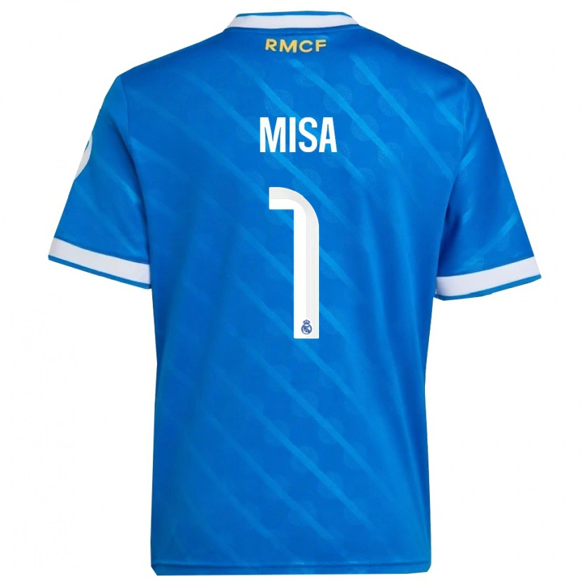 Danxen Kinder Misa Rodríguez #1 Blau Weiß Ausweichtrikot Trikot 2025/26 T-Shirt Österreich