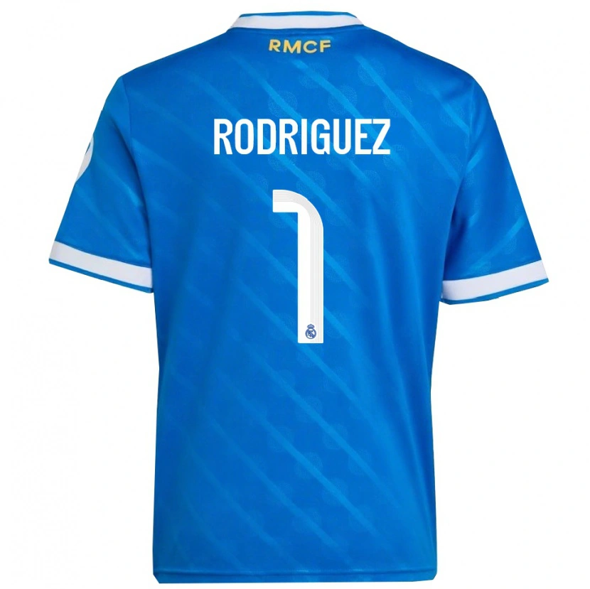 Danxen Kinder Misa Rodriguez #1 Blau Weiß Ausweichtrikot Trikot 2025/26 T-Shirt Österreich