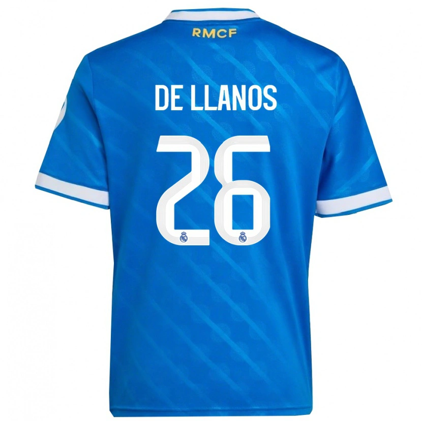 Danxen Kinder Hugo De Llanos #26 Blau Weiß Ausweichtrikot Trikot 2025/26 T-Shirt Österreich
