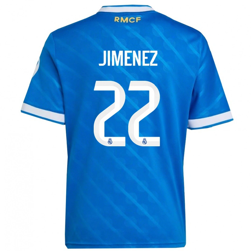 Danxen Kinder David Jiménez #22 Blau Weiß Ausweichtrikot Trikot 2025/26 T-Shirt Österreich
