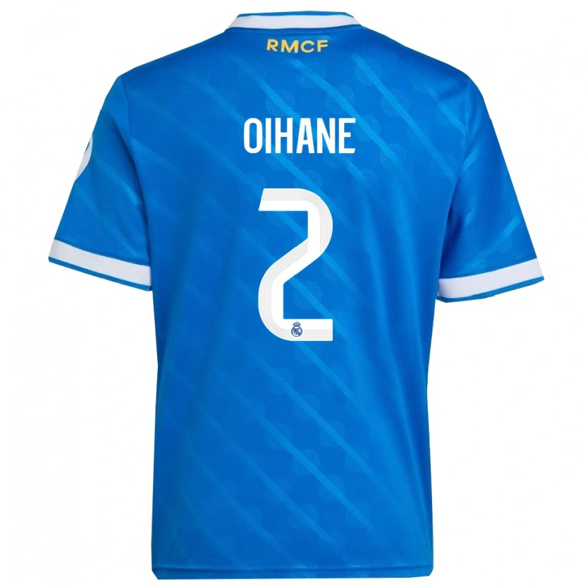 Danxen Kinder Oihane Hernández #2 Blau Weiß Ausweichtrikot Trikot 2025/26 T-Shirt Österreich