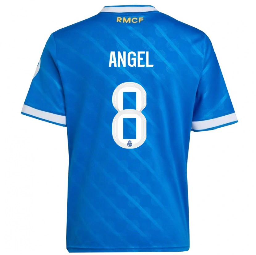 Danxen Kinder Manuel Ángel #8 Blau Weiß Ausweichtrikot Trikot 2025/26 T-Shirt Österreich