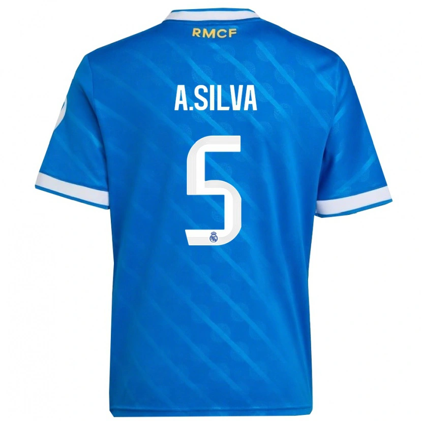 Danxen Kinder Antonia Silva #5 Blau Weiß Ausweichtrikot Trikot 2025/26 T-Shirt Österreich