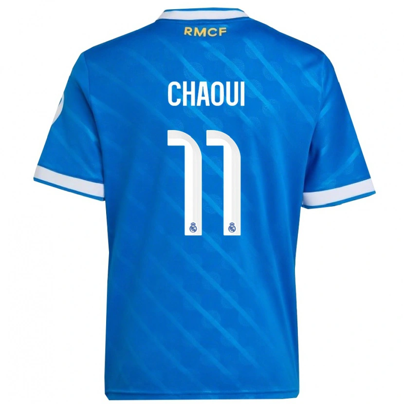 Danxen Kinder Omar Chaoui #11 Blau Weiß Ausweichtrikot Trikot 2025/26 T-Shirt Österreich