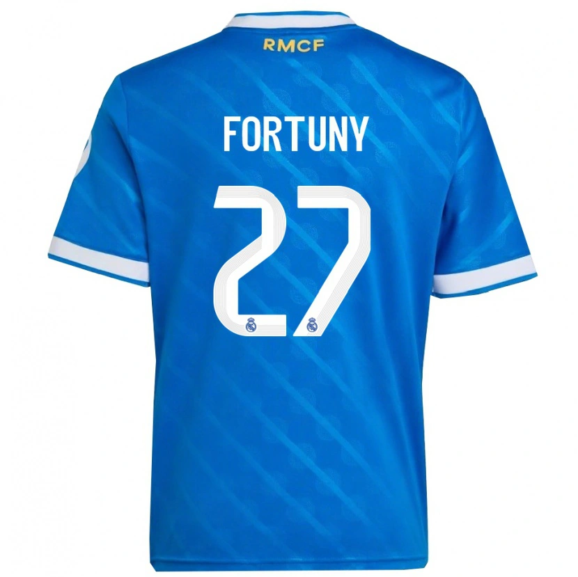 Danxen Kinder Pol Fortuny #27 Blau Weiß Ausweichtrikot Trikot 2025/26 T-Shirt Österreich