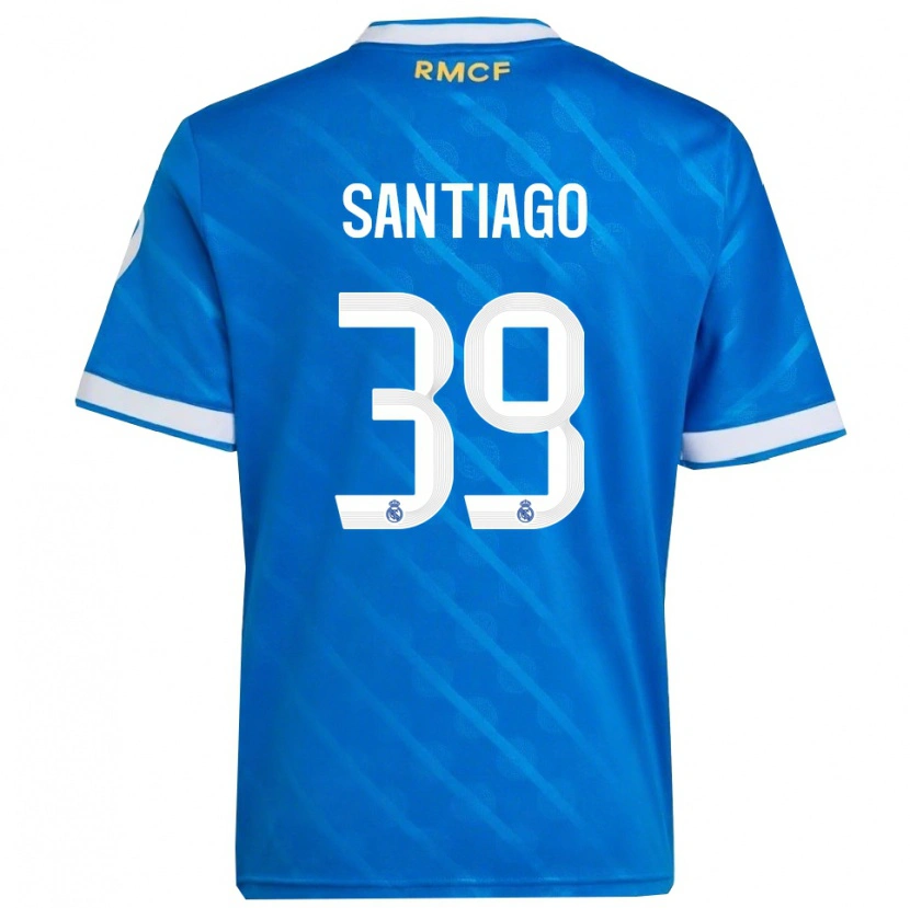 Danxen Kinder Aimar Santiago #39 Blau Weiß Ausweichtrikot Trikot 2025/26 T-Shirt Österreich
