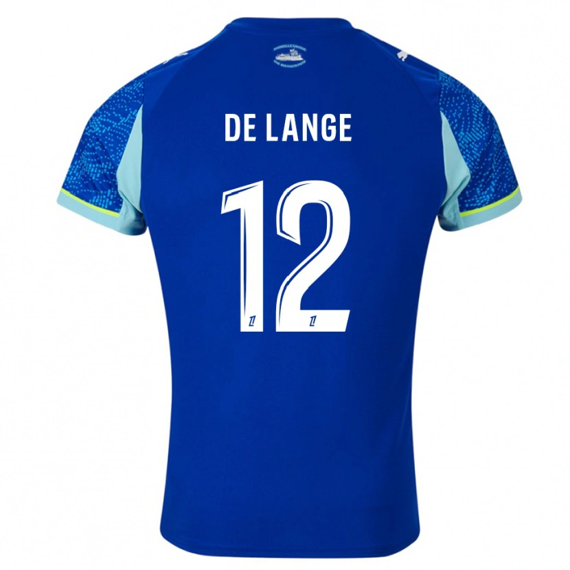 Danxen Kinder Jeffrey De Lange #12 Himmelblau Weiß Ausweichtrikot Trikot 2025/26 T-Shirt Österreich