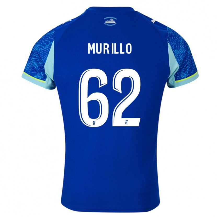 Danxen Kinder Amir Murillo #62 Himmelblau Weiß Ausweichtrikot Trikot 2025/26 T-Shirt Österreich