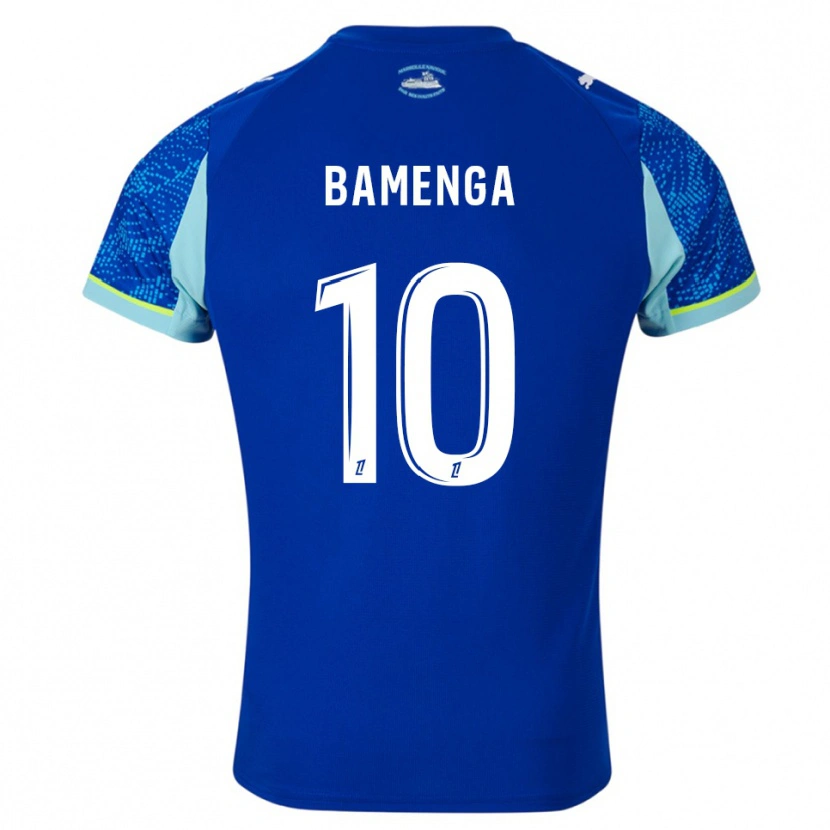 Danxen Kinder Naomie Bamenga #10 Himmelblau Weiß Ausweichtrikot Trikot 2025/26 T-Shirt Österreich