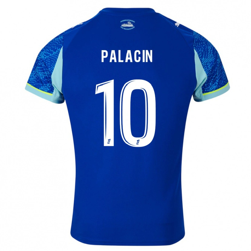 Danxen Kinder Sara Palacin #10 Himmelblau Weiß Ausweichtrikot Trikot 2025/26 T-Shirt Österreich